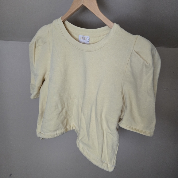 Nation LTD Olivia Sweatshirt in Cornsilk Coloring - ALTERED - Picture 3 of 7